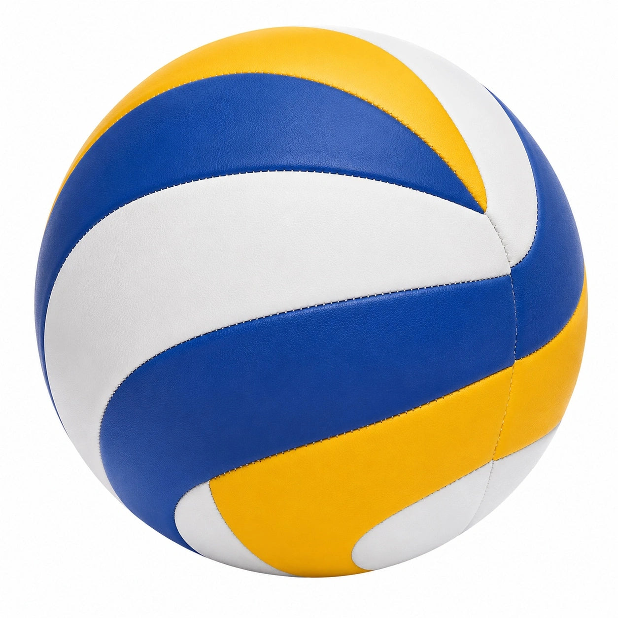 Volleyball für Indoor und Outdoor, Gelb/Blau/Weiß, Größe 5