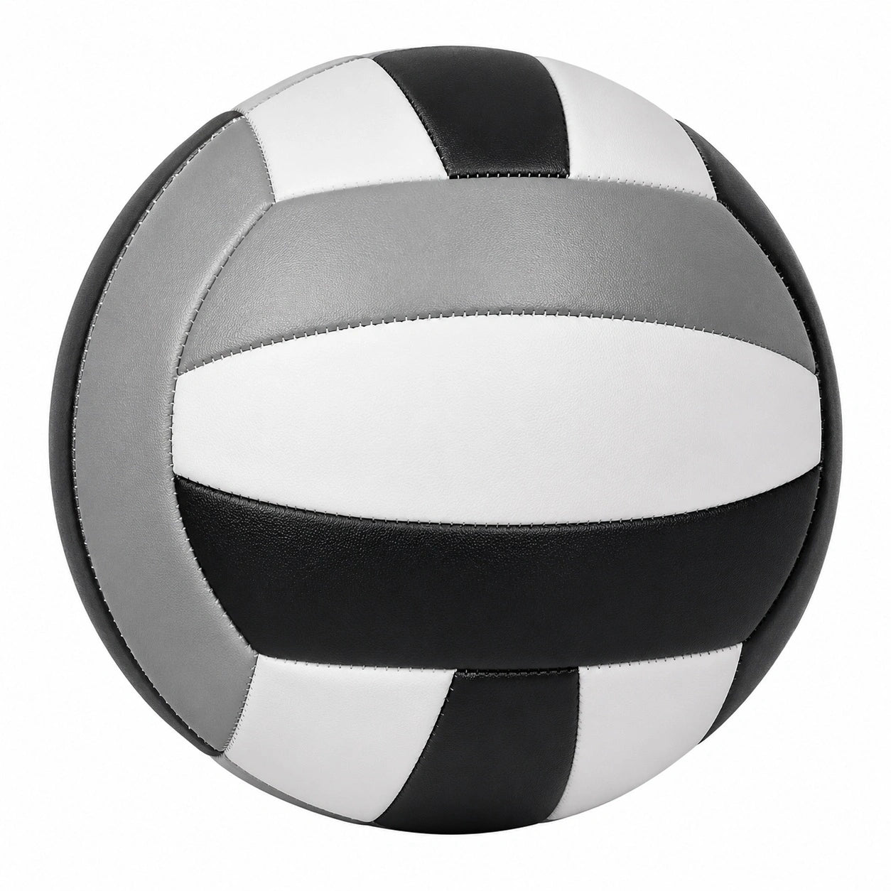 Volleyball Schwarz, Weiß, Grau Genäht
