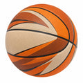 Basketball für Hallen- und Freiluftspiele, Orange/Braun, genäht, Umfang 75cm