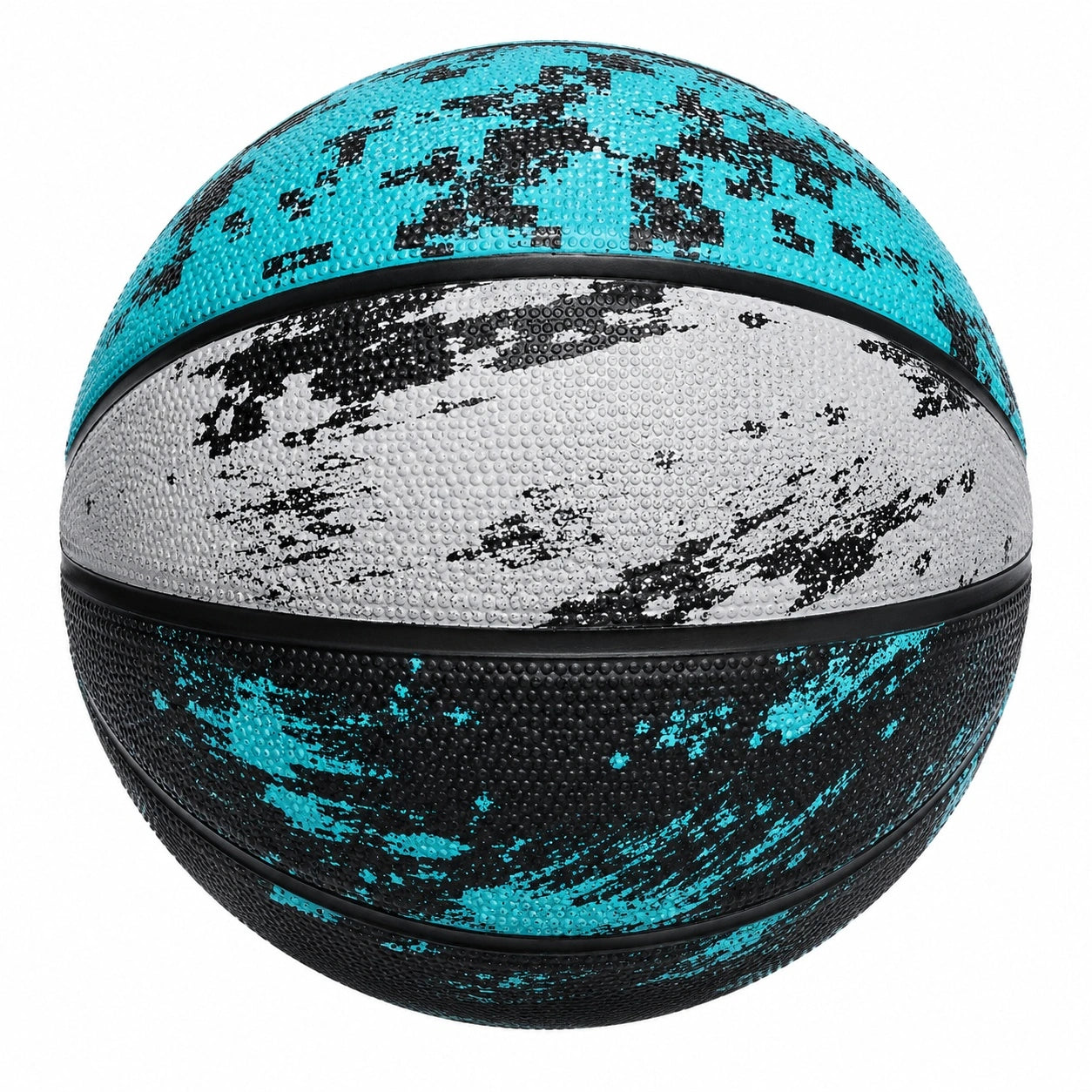 Basketball Größe 7 Blau/Schwarz/Weiß