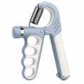 Verstellbarer Handtrainer 5-60 kg für Griffkraft, Blau/Weiß