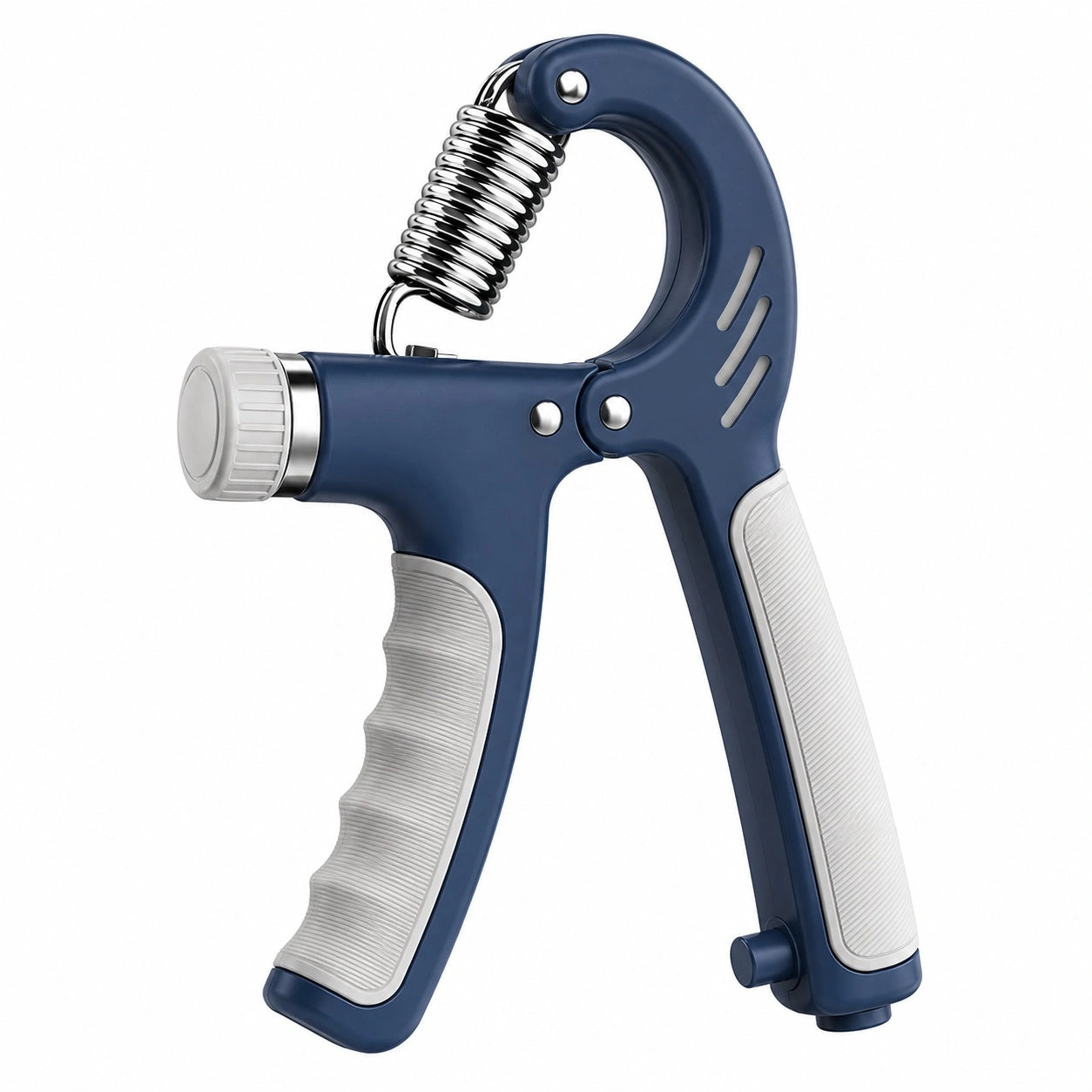 Blauer Handmuskeltrainer mit einstellbarem Widerstand