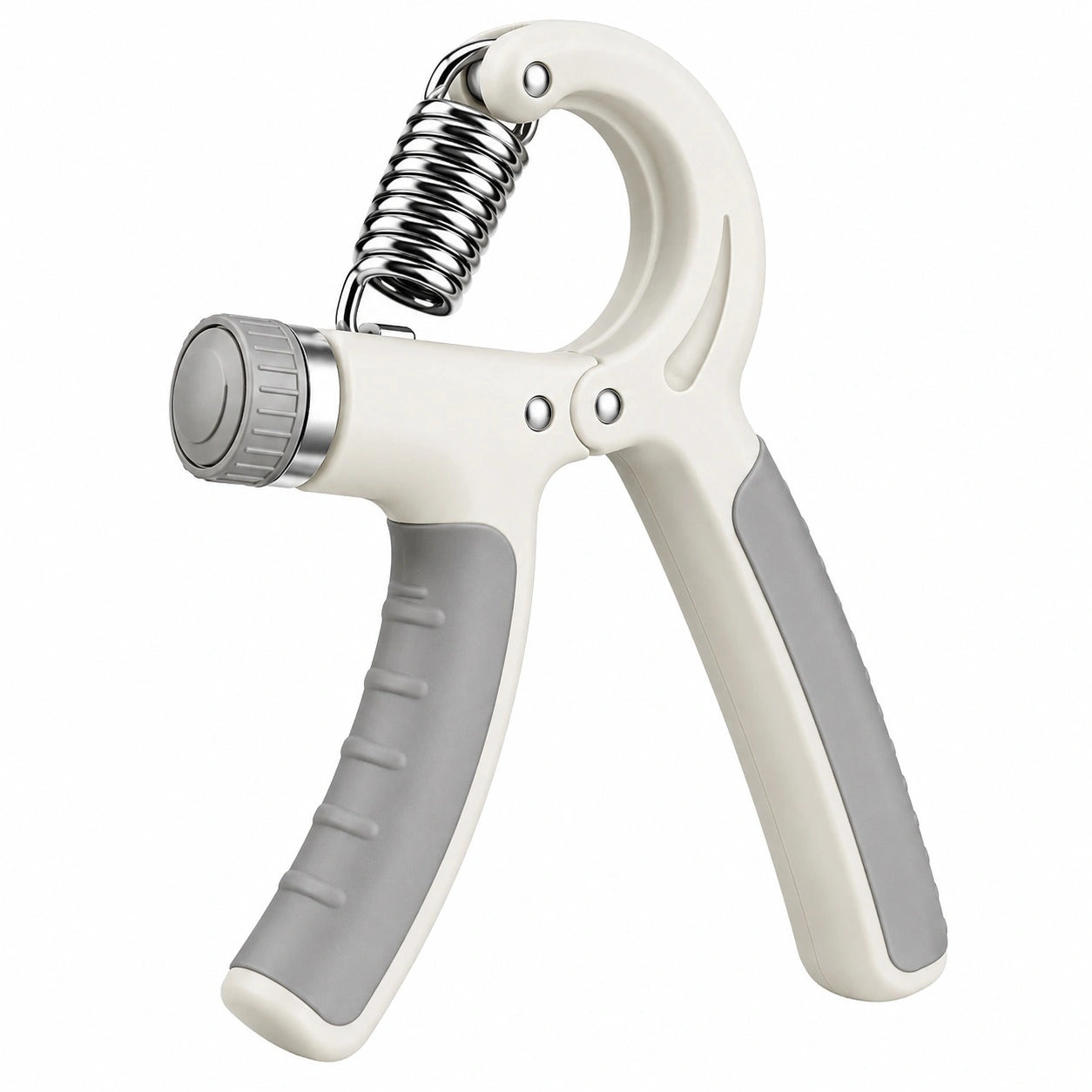 Verstellbarer Handtrainer mit Widerstand Weiß/Grau