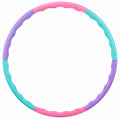 Hula Hoop abnehmbar mit Massagewellen 95cm Pink/Lila/Blau