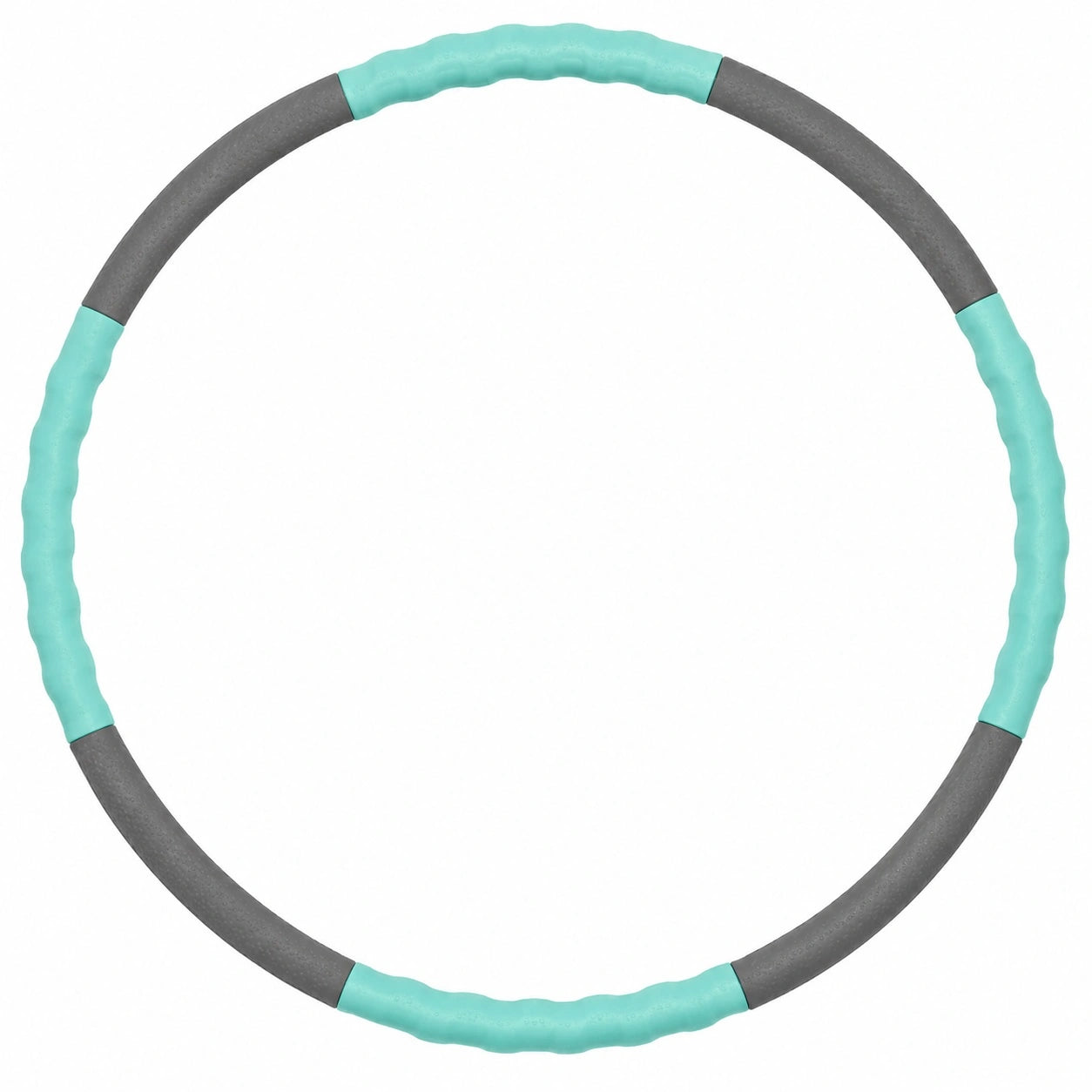 Hula-Hoop Fitness Reifen 100 cm Türkis/Grau