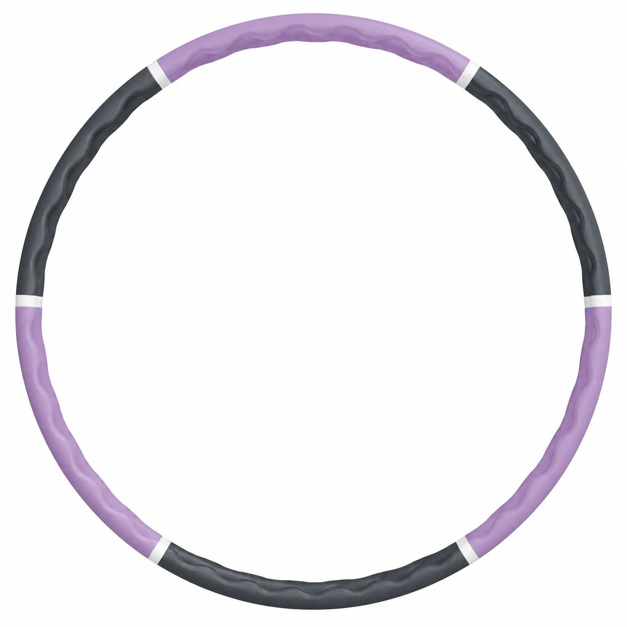 Fitness Hula Hoop 100 cm Lila/Schwarz