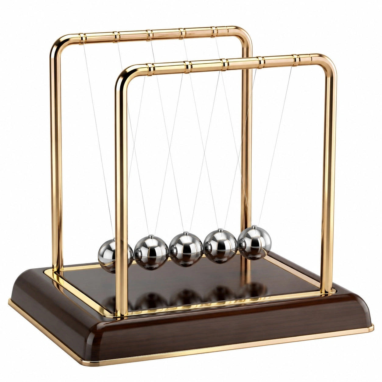 Newton Pendel Edelstahl Bürodekoration Gold/Silber