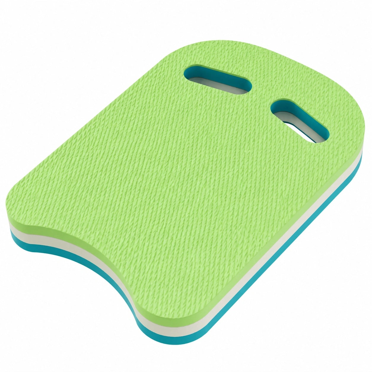 Schwimmbrett Lernhilfe Schwimmen 42x28 cm Grün/Blau/Weiß